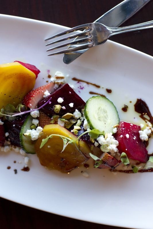 Roasted Beets and Goat Cheese With Pomegranate Molasses recipe - The Daily Meal