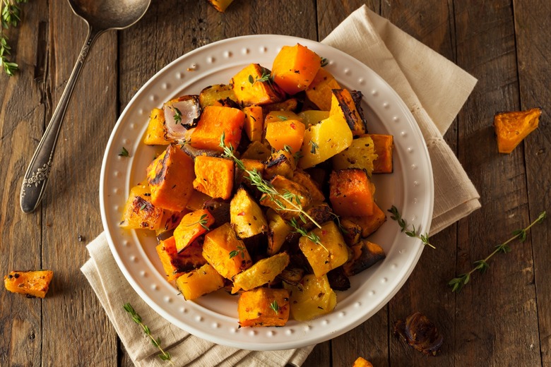Roasted Butternut Squash With Thyme