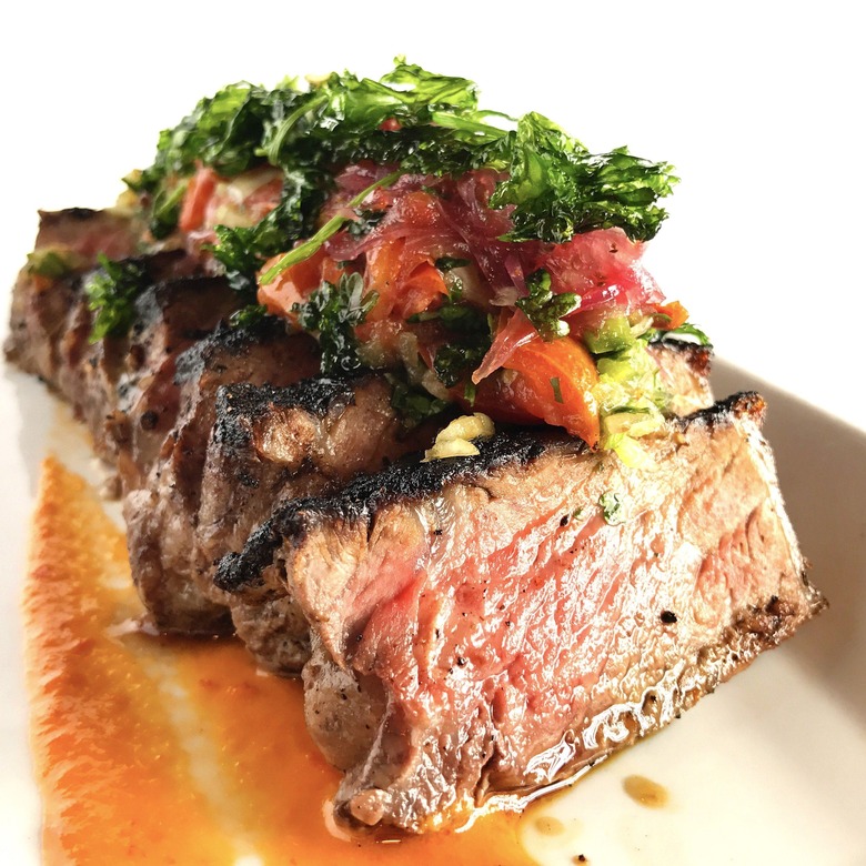 Roasted Tomato & Crispy Cilantro Pico De Gallo