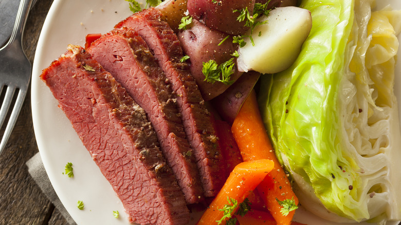 Corned beef and cabbage 