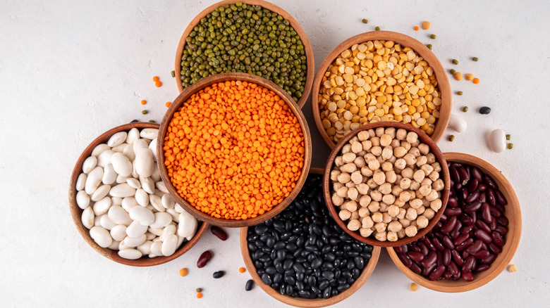 assortment of legumes
