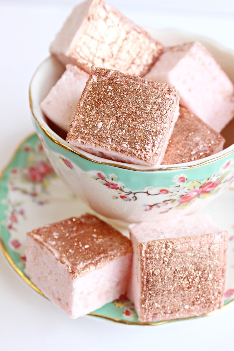 rose gold marshmallow