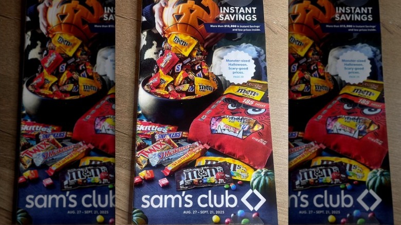 The front of a Sam's Club Instant Savings booklet