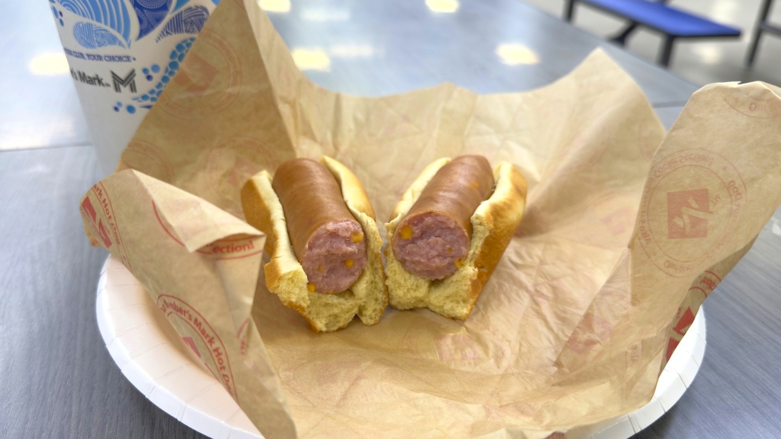 Sam's Club Cafe's Cheddar Cheese Hot Dog Is A Real Crowd Pleaser Our