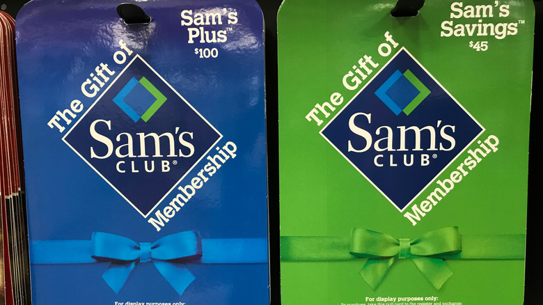 Sam's club basic and Plus membership gift cards