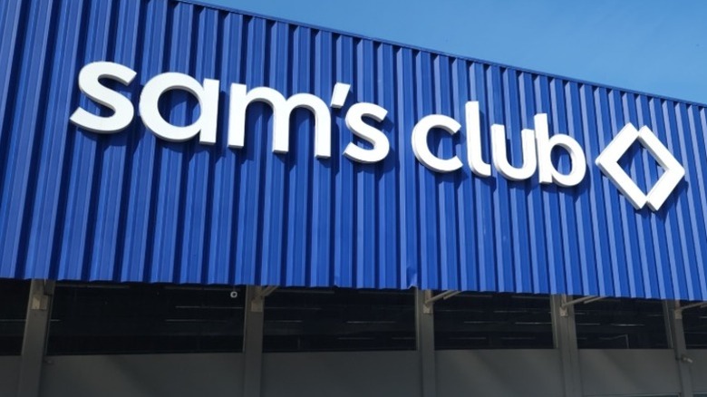 Sam's Club logo on store facade