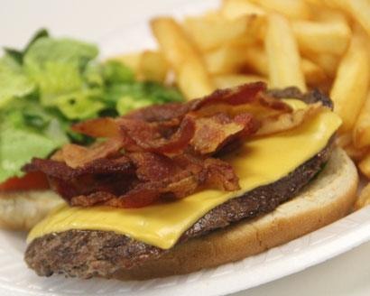 A&A Coffee Shop's Bacon Cheeseburger