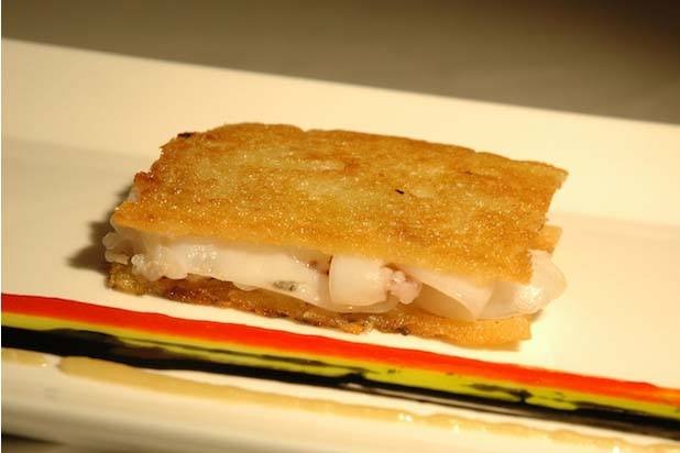 The bocadillo de calamares especial in Alicante, Spain.