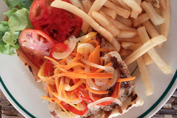 Sandwich of the Week: Escoveitched Snapper Sandwich at Round Hill, Jamaica