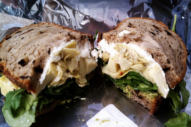 Sandwich of the Week: Marinated Artichoke and Ricotta