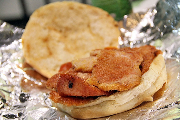 Carousel Bakery's Peameal Bacon Sandwich