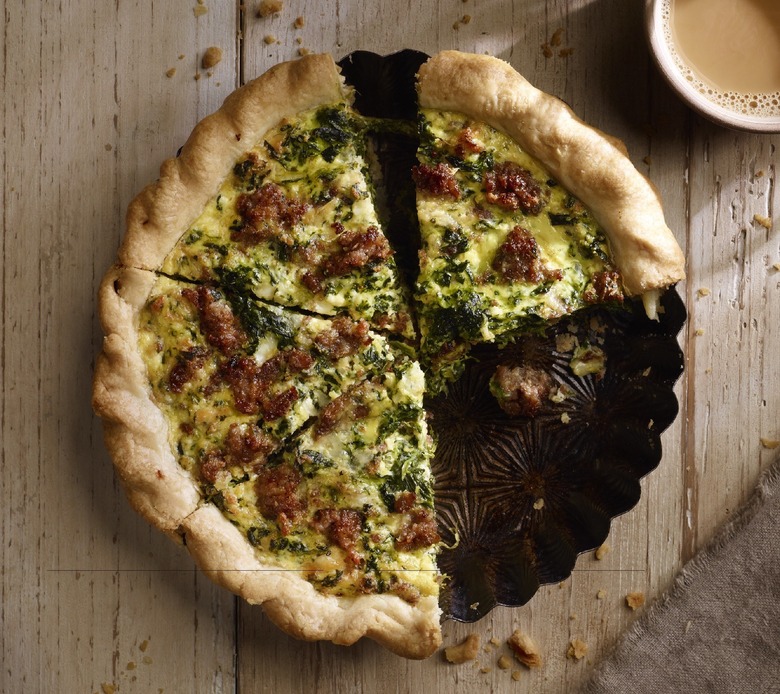 Sausage And Spinach Quiche