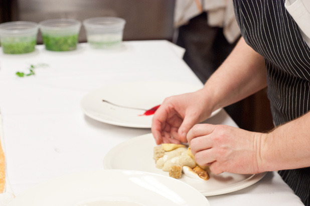 Assembling the Banana Pudding