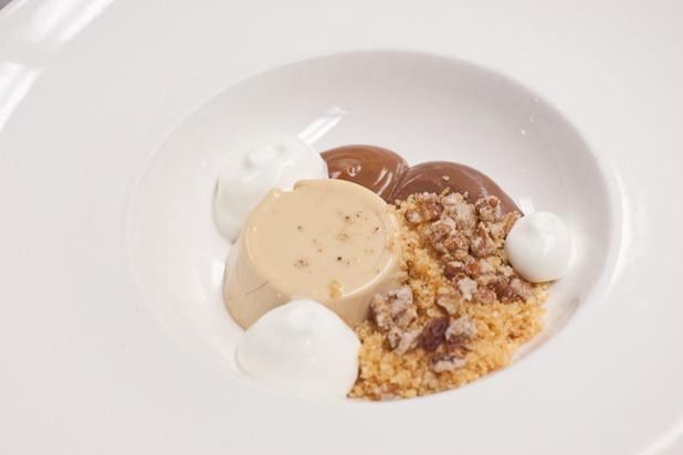 Blond Chocolate Panna Cotta
