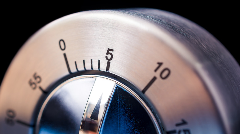 Analog kitchen timer