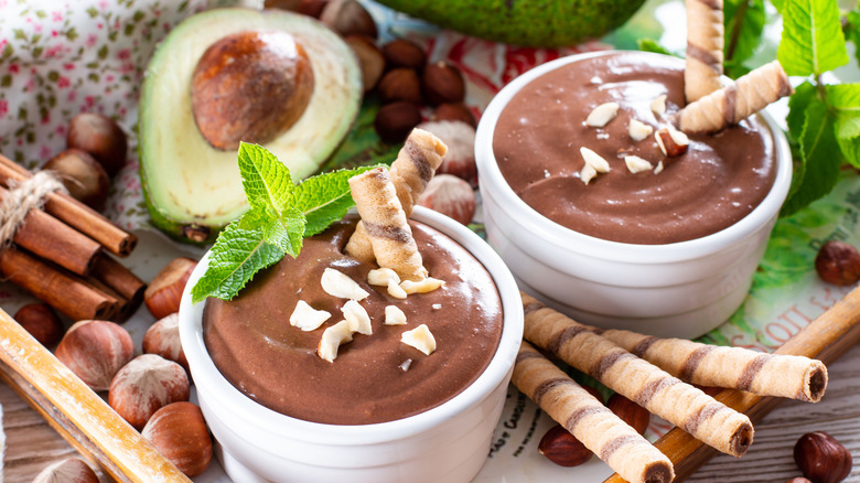 Avocado chocolate mousse