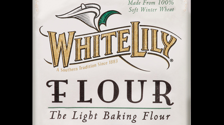 White Lily flour bag