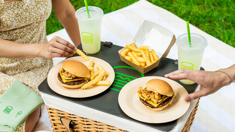 Shake Shack veggie burger meals