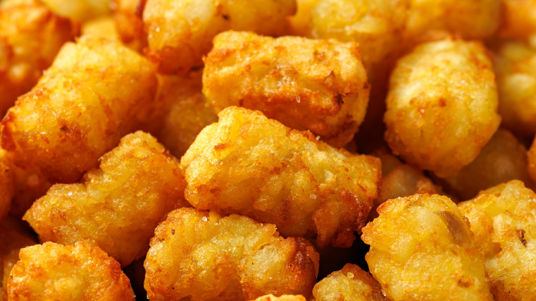 Close up of fried tater tots like those you can find at Sheetz