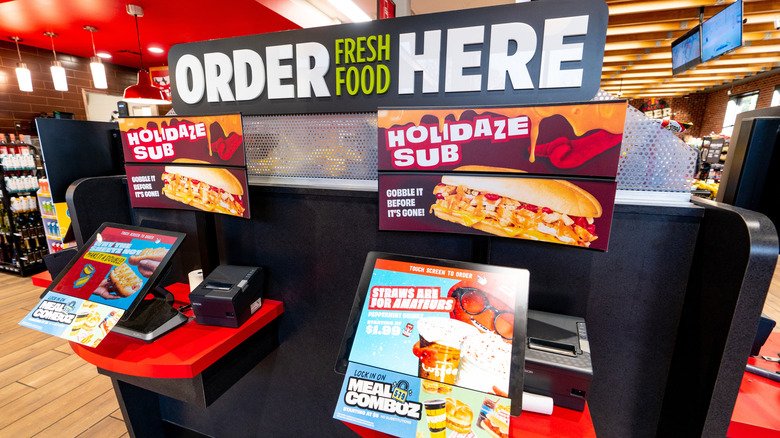 The fresh food ordering station at a Sheetz location