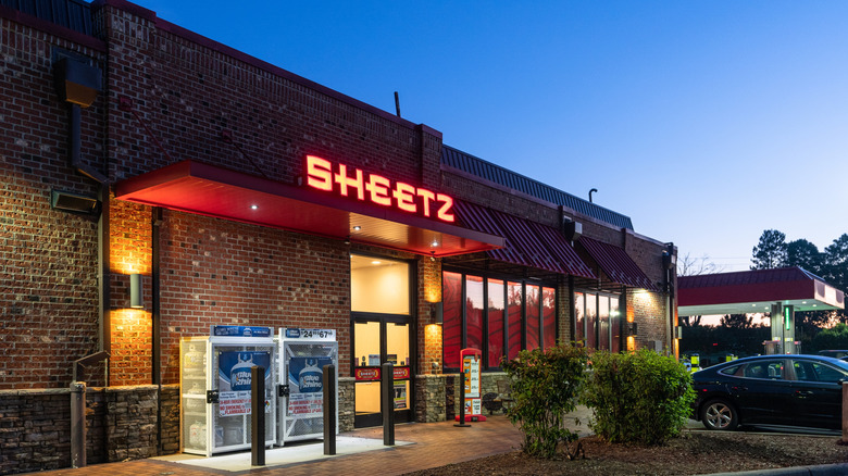 The exterior of a Sheetz location with signage