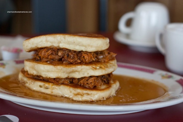 Pulled Pork Pancakes