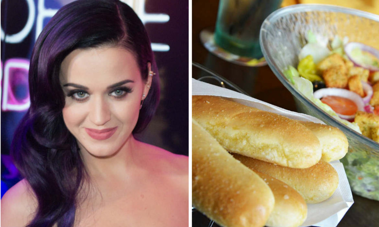 We know Katy went for the breadsticks.