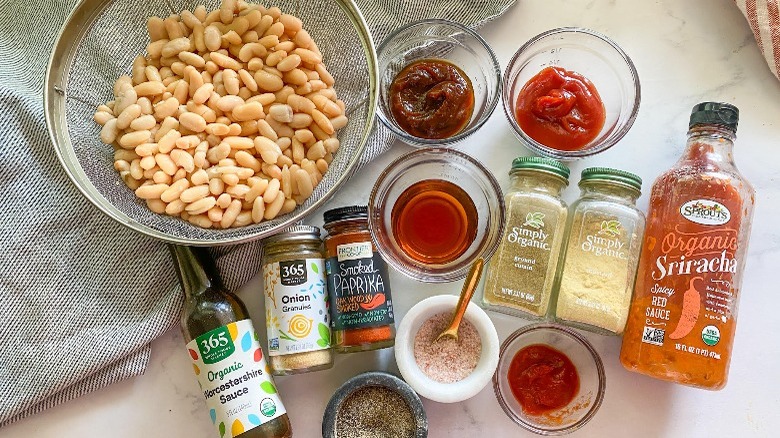 ingredients for baked beans