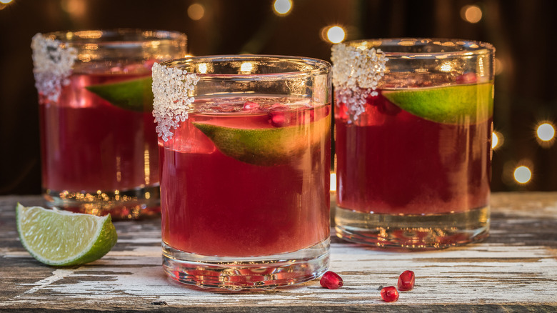 Raspberry liqueur cocktails