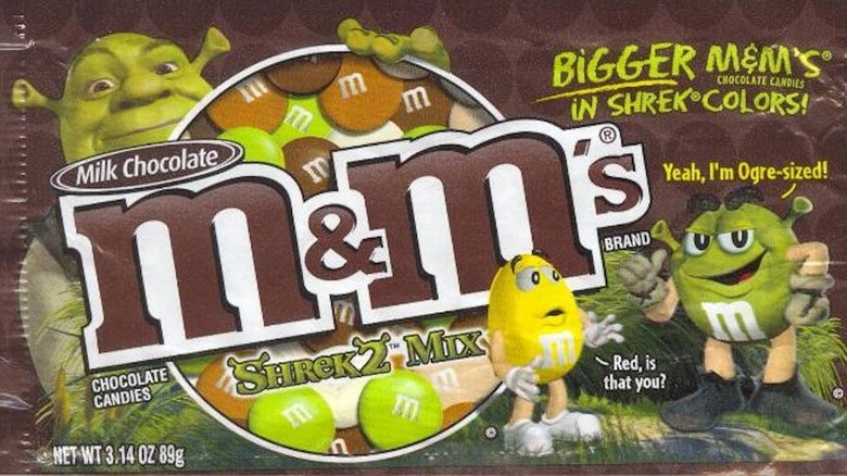 Bag of Shrek 2 M&M's