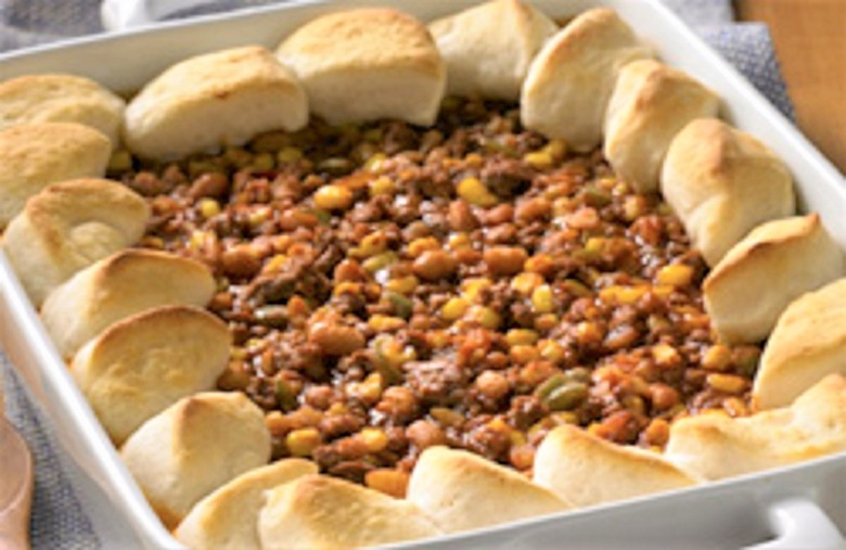 Sloppy Joe Biscuit Casserole