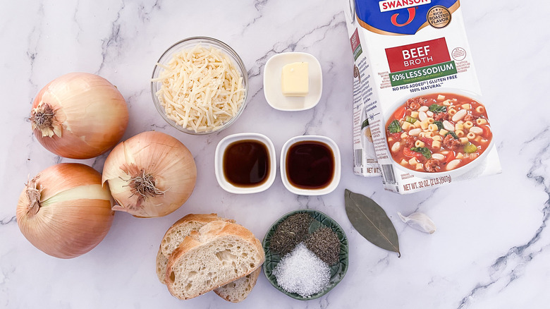 French onion soup ingredients