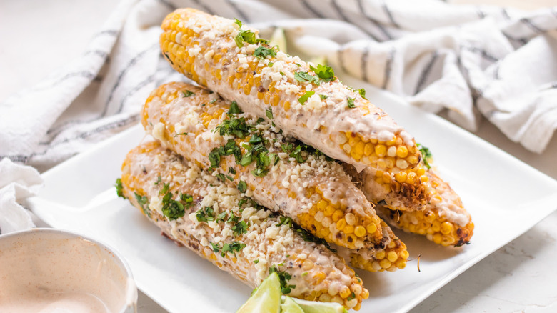 smoky grilled mexican street corn