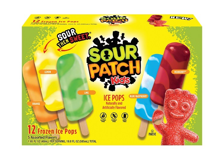 sour patch kids popsicles ice cream