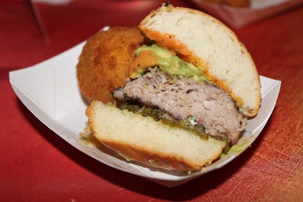 Burger Bar's Three Little Pigs Pork Burger