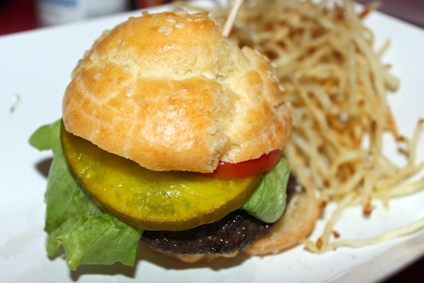 Bistro OneLR's Gougère Burger