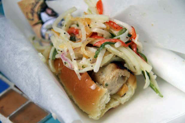 Pescados Unidos' Blackened Mahi Sausage