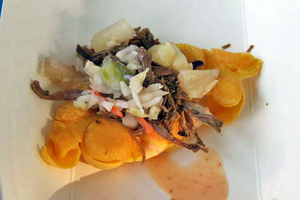 Waffleosophy Hong Kong Waffles' Coconut Curry Beef and Waffle