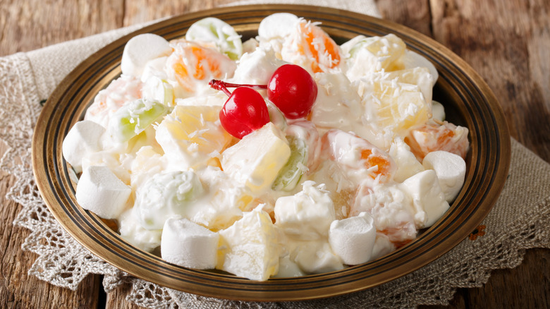 Five cup salad, or ambrosia salad