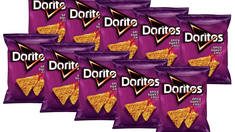 Spicy Sweet Chili Doritos bags