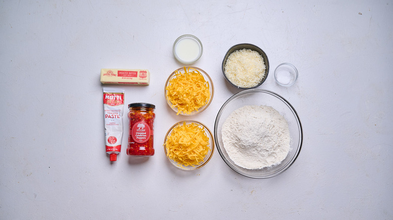 ingredients on a table