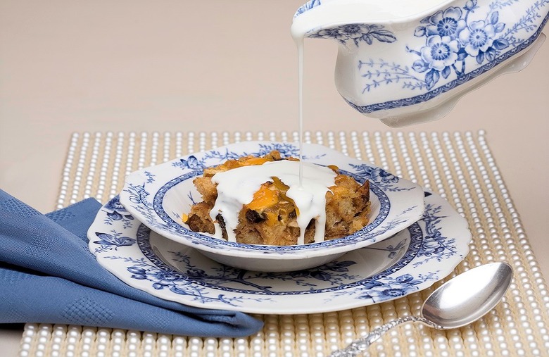 Spotted Dog Bread Pudding