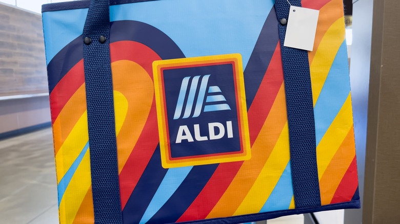 Aldi bag with tag