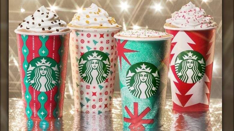 Starbucks holiday beverages