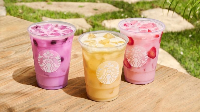 Starbucks Refreshers on table