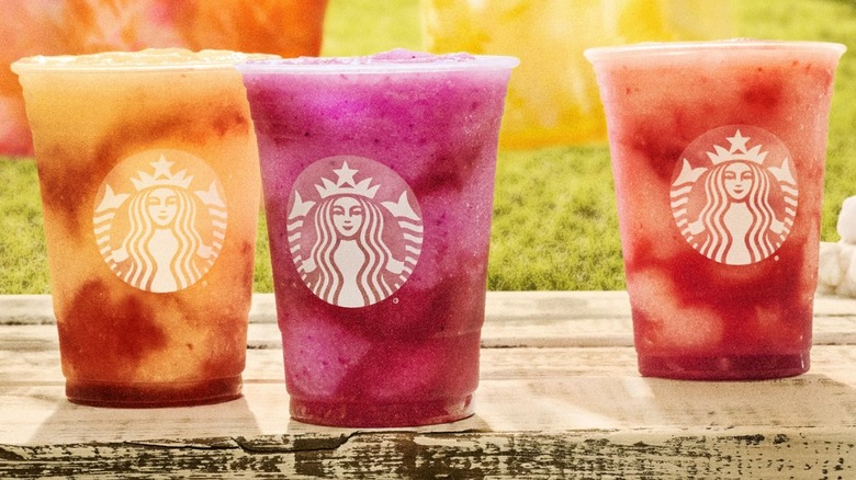 Starbucks' new Frozen Refresher lineup