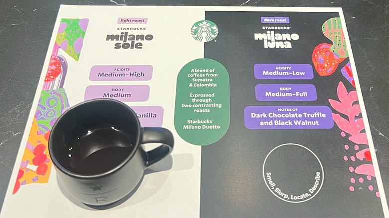 Starbucks Milano Duetto tasting