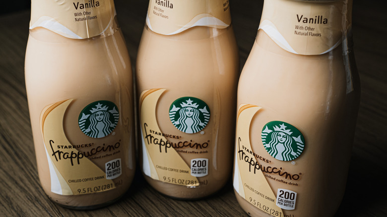 Starbucks bottle frappuccino drinks