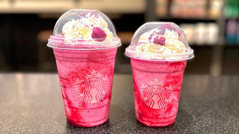 Two Barbie Frappuccinos