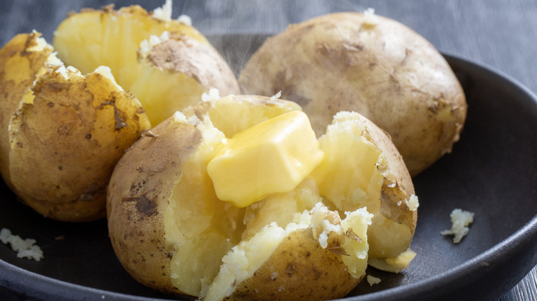 Baked potatoes
